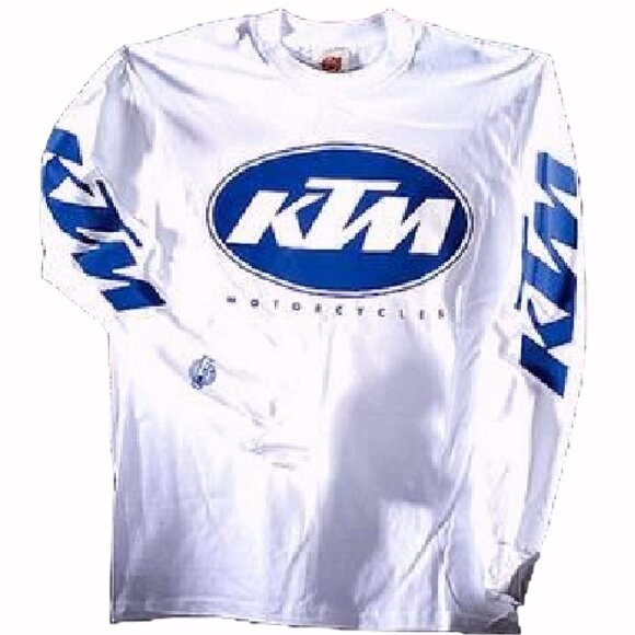 KTM Vintage Logo Jersey Long Sleeve T-Shirt - NEW Fast Ship - Picture 1 of 4